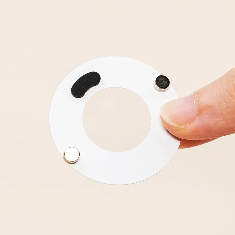 Circular Glass Slide Set (thin) (5 pcs)